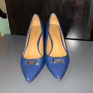 Blue Coach Heels!